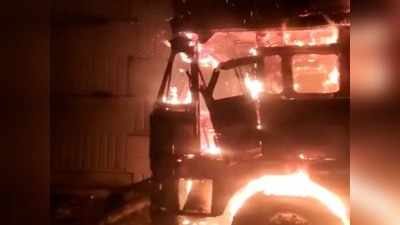 Raebareli News: रायबरेली में खड़े ट्रक में लगी भयंकर आग, धू-धू कर जलने लगा ट्रक