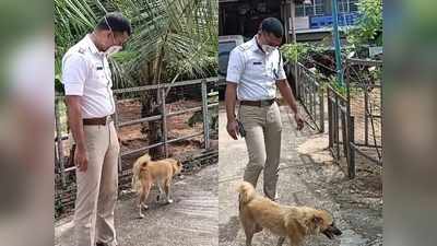 അന്ന് അവശനായി സ്റ്റേഷനു മുന്നിൽ, ഇന്ന് കരുത്തനായ കാവൽക്കാരൻ! ഇത് കൊല്ലം ട്രാഫിക്ക് സ്റ്റേഷനിലെ ട്രാഫിയുടെ കഥ