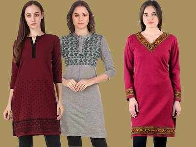 Woolen Kurta On Amazon : ठंड से सेफ्टी दिलाने के साथ-साथ क्वालिटी में भी बेस्ट है यह Woolen Kurta, आज ही ऑर्डर करें Amazon से