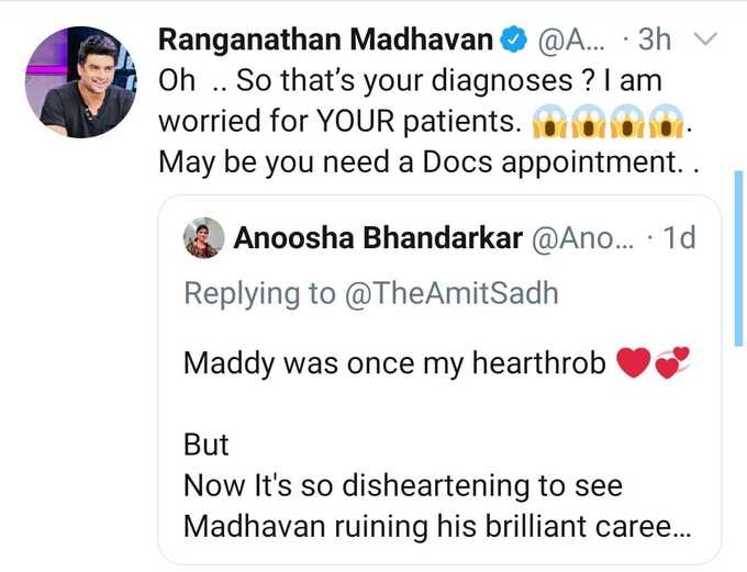 madhavan tweet