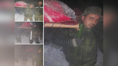 Jammu-Kashmir: कुलगाम पुलिस ने दिखाई मानवता, गर्भवती को कंधे पर लादकर बर्फ पर कई किमी पैदल चल पहुंचाया अस्पताल