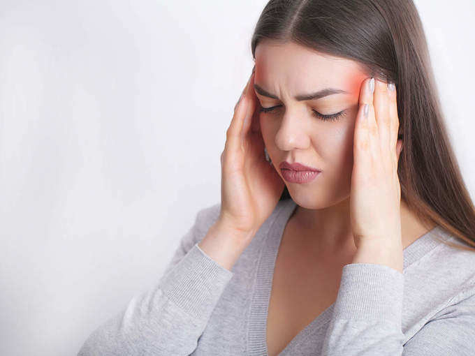 भूकेमुळे होणा-या डोकेदुखीची लक्षणे