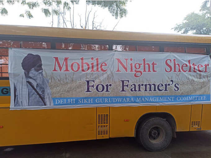 night shelter buses for farmers