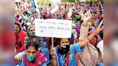 Rajasthan : किसान आंदोलन की तर्ज पर आशा सहयोगिनियों का आंदोलन, जयपुर में रहा रोड जाम