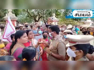 பொள்ளாச்சி வழக்கு: கொதித்து எழுந்த பெண்கள் கூட்டம் நீதிமன்றம் முன் பரபரப்பு!