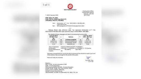 சென்னை டூ மதுரை: தேஜஸ் ரயில் சேவை மீண்டும் தொடக்கம்