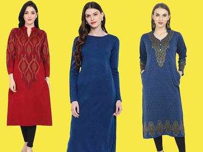 Woolen Kurta On  Amazon : आरामदेह और गर्म Woolen Kurta, Amazon Weekend Sale से खरीदें भारी छूट पर