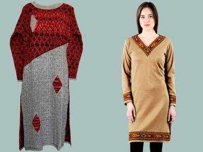 Woolen Kurta On Amazon : सज गया सर्दियों का खास बाजार, डिस्काउंट पर मिल रहा ये डिमांडिंग Woolen Kurta