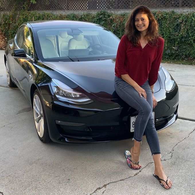 Pooja Batra buys Tesla Model 3