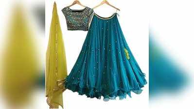 स्टाइलिश और ट्रेंडी Lehenga on Amazon हैवी डिस्काउंट पर खरीदें