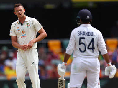 India vs Australia: ऑस्ट्रेलियाई गेंदबाज जोश हेजलवुड ने माना- शार्दुल-सुंदर के आगे सभी पैंतरे हुए फेल, बताया कहां हुई चूक