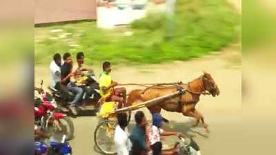 ரேக்ளா ரேஸ் அதிரடி காட்சிகள், பரிசுகளை அள்ளிச் சென்ற குதிரைகள்!