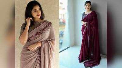 Saree On Amazon : मात्र 699 रुपए में Amazon से खरीदें ये डिजाइनर Saree