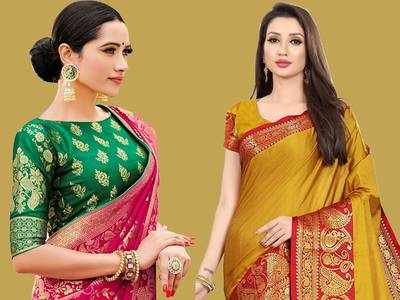 Saree on Amazon : खूबसूरत और रॉयल Saree on Amazon हैवी डिस्काउंट पर खरीदें