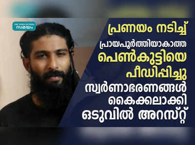 പ്രായപൂർത്തിയാകാത്ത പെൺകുട്ടിയെ പീഡിപ്പിച്ച പ്രതി അറസ്റ്റിൽ