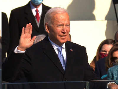 Joe Biden Inauguration Live Kamala Harris जो बायडन यांनी घेतली राष्ट्राध्यक्षपदाची शपथ; अमेरिकेचे ४६ वे राष्ट्राध्यक्ष