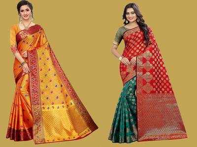 Saree On Amazon : इन खास और कीमती Saree पर मिल रही 80% की छूट, सिल्क से लेकर कांचीपुरम Saree भी उपलब्ध