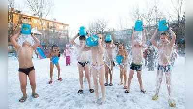 સ્કૂલના સિલેબસમાં અનોખો વિષય! કપડા કઢાવી વિદ્યાર્થીઓ પર રેડવામાં આવે છે બરફનું પાણી