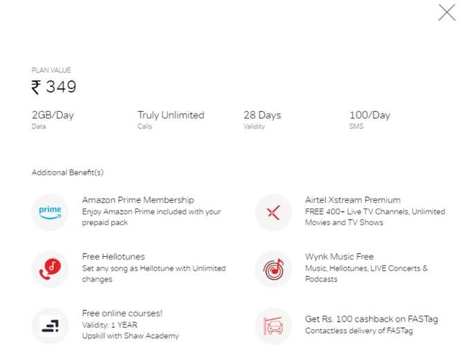 airtel 349 plan