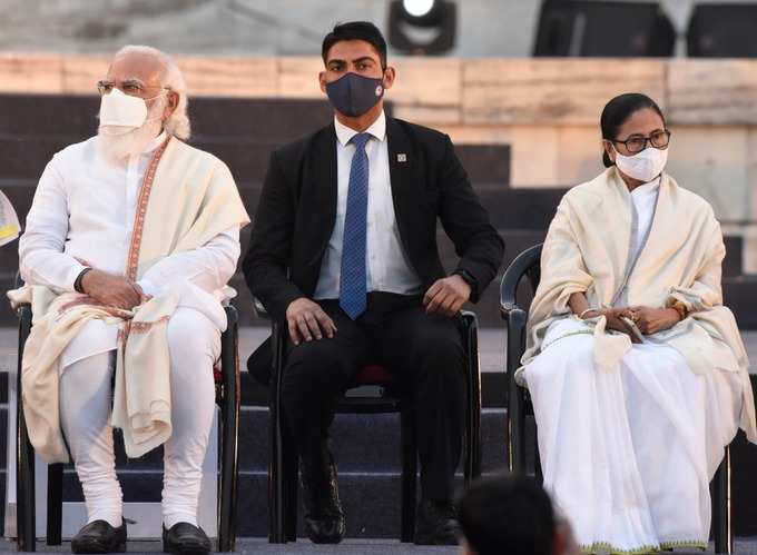 MODI-MAMATA AT VICTORIA MEMORIAL