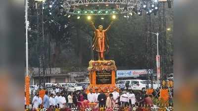 बाळासाहेबांचा पहिलाच भव्य पूर्णाकृती पुतळा