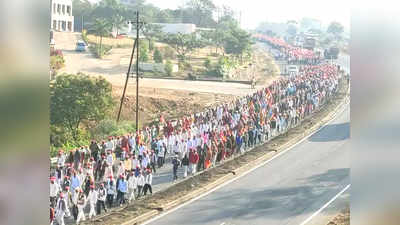 नाशिक: १५ हजार शेतकऱ्यांचा भव्य वाहन मार्च; आज मुंबईत धडकणार