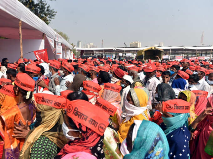 Farmer Protest Azad Maidan