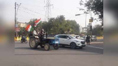 Kisan andolan: दिल्ली में बवाल के बाद नोएडा में पुलिस ने किए ट्रैक्टर जब्त, यूपी-दिल्ली सीमा पर तनाव