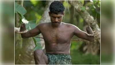 രണ്ട് കൈപ്പത്തികളും നഷ്ടപ്പെട്ട ശ്രീധരൻ ഇനി നായകൻ; ഒരിലത്തണലിൽ വരുന്നു