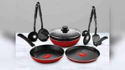 Cookware Set On Amazon : भूल जाएंगे खाने का जलना और चिपकना, खरीदिए Amazon से non- stick कुकवेयर सेट भारी डिस्काउंट पर