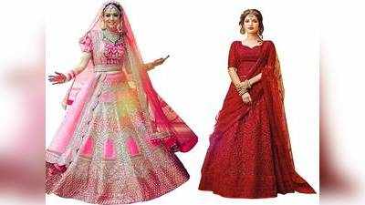 Lehenga On Amazon : खूबसूरती दिखना है तो शादी में पहनें यह डिजाइनर Wedding Lehenga