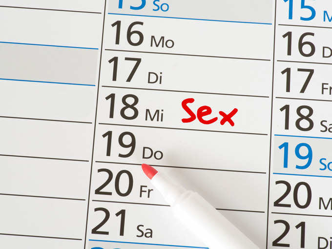 ​कैलेंडर में नोट कर सकते हैं सेक्स का शेड्यूल