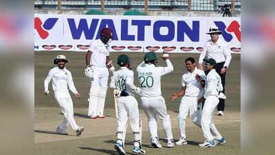 BAN vs WI: मेहदी हसन ने सेंचुरी के बाद गेंदबाजी में भी दिखाया कमाल, बैकफुट पर वेस्टइंडीज
