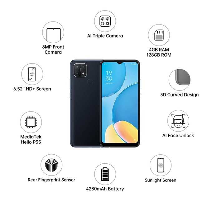 Oppo A15s 128GB Specifications