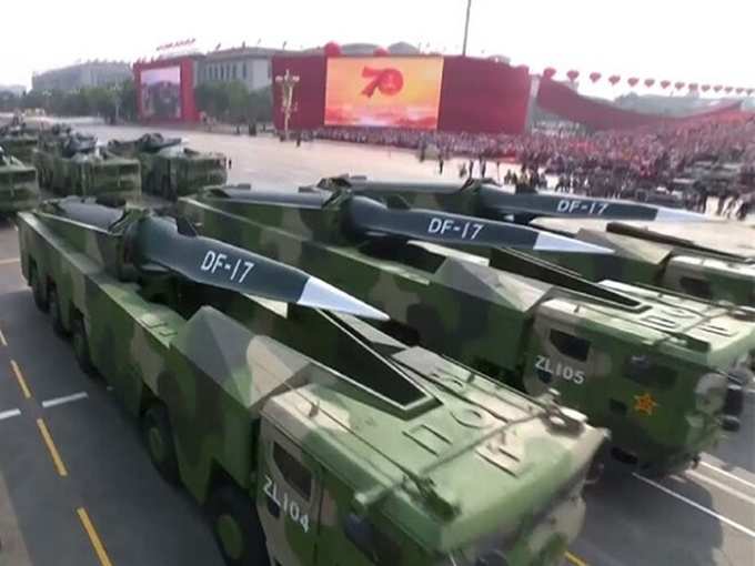 चीन के पास हाइपरसोनिक मिसाइलों का जखीरा