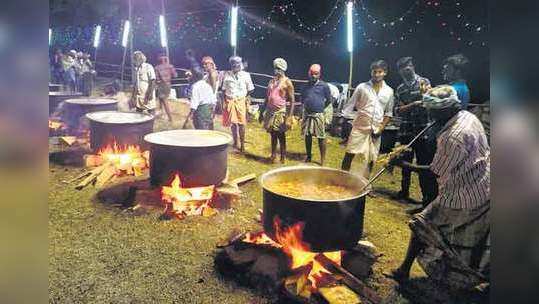 Namakkal: ஆடவர் ஸ்பெஷல் கிடா விருந்து... 1000 கிலோ கறியுடன் சமபந்தி