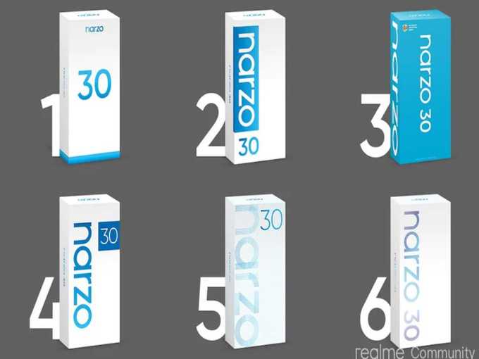 Realme Narzo 30 Retail Box