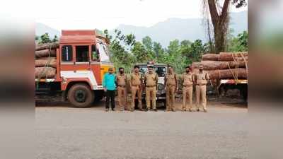 20 ലക്ഷം രൂപയുടെ വീട്ടി തടികൾ കണ്ടെത്തിയത് പെരുമ്പാവൂരിൽ; രേഖകളില്ലാതെ കടത്തിയത് വയനാട്ടിൽ നിന്ന്