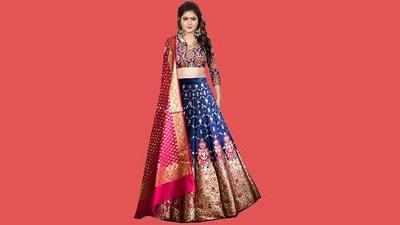 Lehenga On Amazon : शादी या त्योहारों में पहने खूबसूरत Lehenga, 82% के डिस्काउंट के साथ ऑर्डर करें