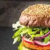 Fluffy Burger しなるビーター [ウッドもふ黒] 直輸入1本 तो इस जगह बना था सबसे पहला बर्गर