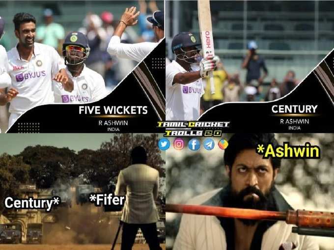 ashwin test memes