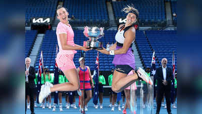 Australian Open 2021 : एलिस मर्टन्स और सबालेंका बनीं ऑस्ट्रेलियन ओपन महिला युगल चैंपियन