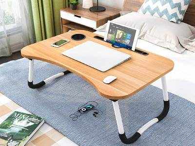 Laptop Table On Amazon : आराम से करें अपना काम, 383 रुपए में Amazon से ऑर्डर करें ये Laptop Table