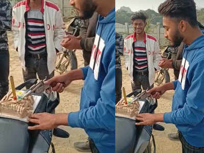 Kanpur News: दबंग ने तमंचे से काटा केक, फोटो सोशल मीडिया पर हुआ वायरल, पुलिस ने दो को किया अरेस्ट