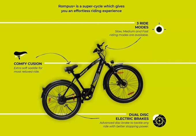 Nexzu Rompus plus electric cycle