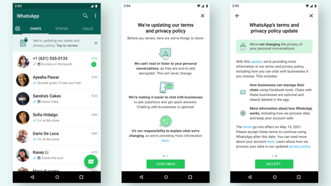 WhatsApp Privacy Policy Latest Update