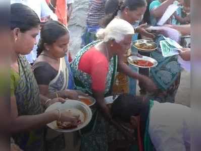 கரூர் கோயிலுக்குச் சென்று, அதுவும் காலில் விழுந்து திமுக செந்தில் பாலாஜி ஓட்டுக் கேட்பு!