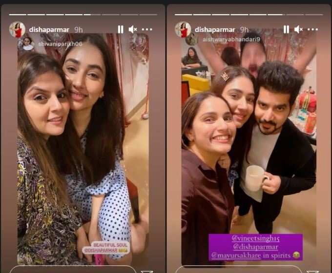 disha parmar insta story