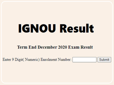 IGNOU TEE Result: इग्नू दिसंबर टीईई रिजल्ट जारी, डायरेक्ट लिंक से देखें