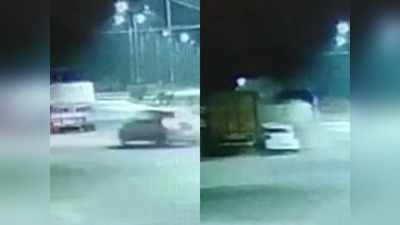 इंदौर में दर्दनाक सड़क हादसे का खौफनाक वीडियो, खड़े टैंकर में ऐसे घुसी कार, 3 सेकंड में खेल खत्म